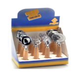 Espositore 12 utensili manico legno