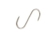 Gancio inox due punte  80 x 4 mm