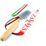 Squama pesce manico legno